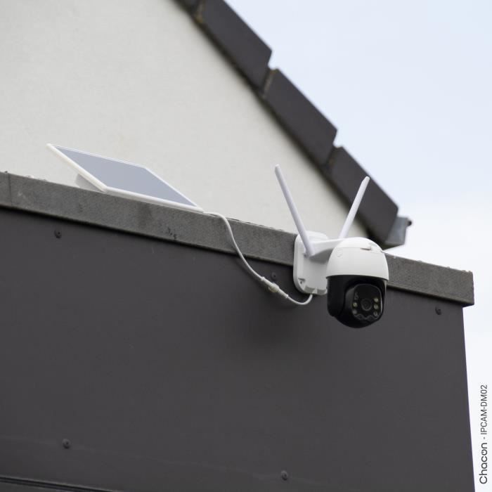 2 telecamere con pannello solare - CHACON - 2-IPCAM-DM02 - Esterno - WiFi