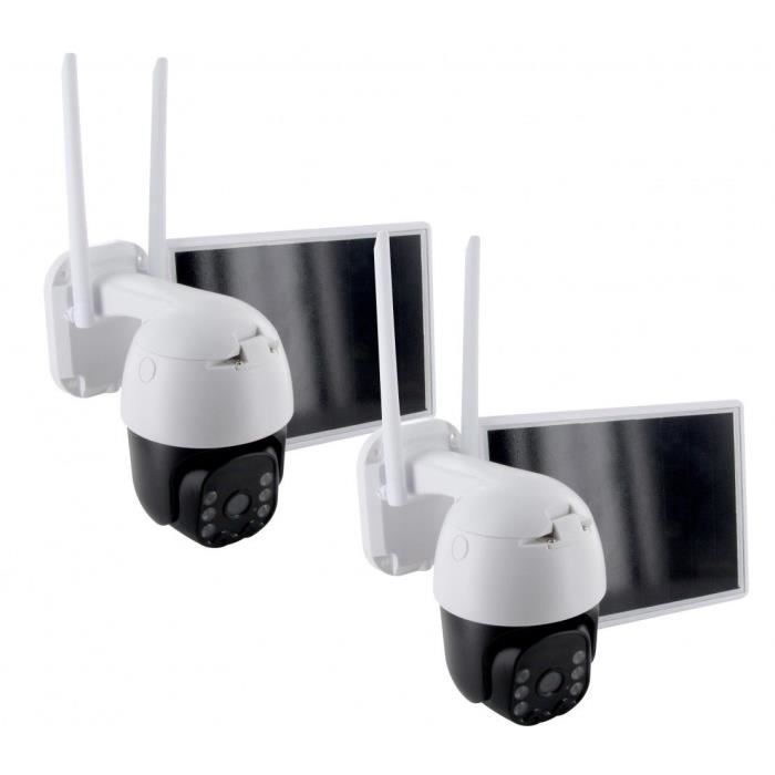 2 telecamere con pannello solare - CHACON - 2-IPCAM-DM02 - Esterno - WiFi