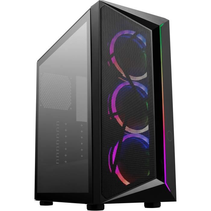 Cooler Master CMP 510 - Custodia per PC - Torre MIDI - Black - ATX - Micro Atx - Mini -Itx