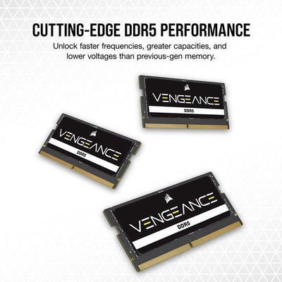 Memoria RAM - CORSAIR - CMSX64GX5M2A5600C48 - 2x 32 GB - VENGEANCE DDR5 5600MT/s - SODIMM - CL 48