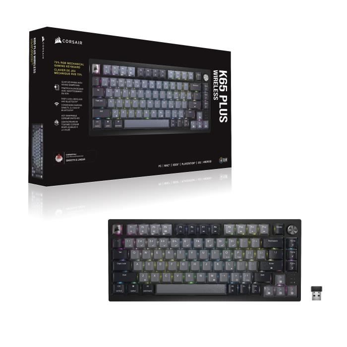 Nome CORSAIR: Gaming K65 Plus