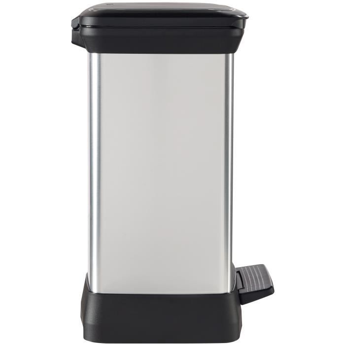Pattumiera a pedale CURVER Duo Déco 10 + 18 L - 39x29x50,5 cm