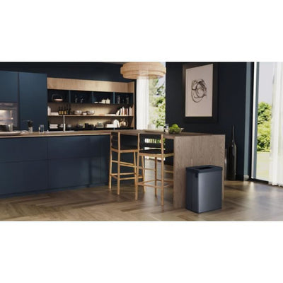 Contenitore per la raccolta differenziata - VERTO - CURVER - 54 L - Blu perla