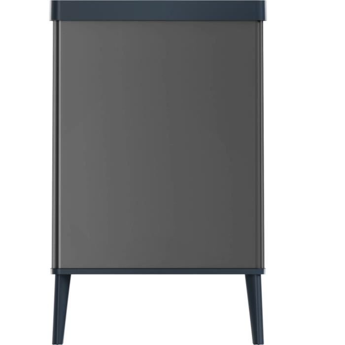 Cestino da terra - VERTO - CURVER - Apertura touch - 54 L - Grigio perla