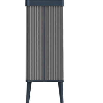 Cestino da terra - VERTO - CURVER - Apertura touch - 54 L - Grigio perla