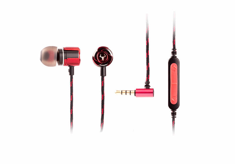 Cuffie In Ear Gaming TAURUS IE100 - Corpo in lega di zinco- controllo volume indipendente- custodia
