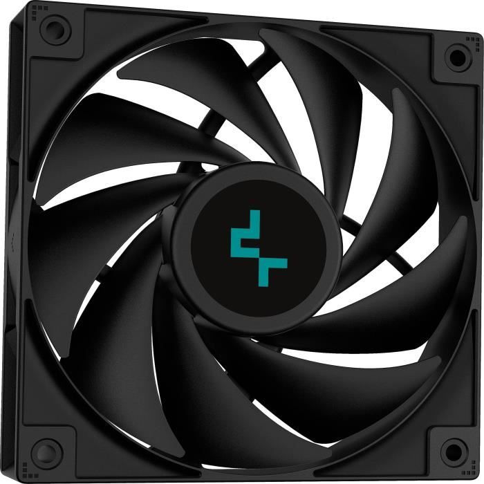DEEPCOOL - LS720S Zero Dark - CPU AIO con raffreddamento ad acqua - 3x120mm - Nero