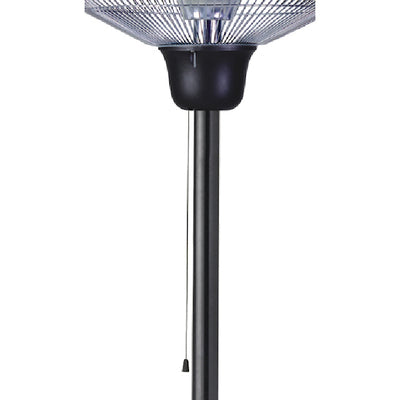 VESUVIO Stufa Elettrica Alogena a Fungo Potenza 1500W Basso Consumo e Alta Efficienza Protezione IP34 Spegnimento Automatico