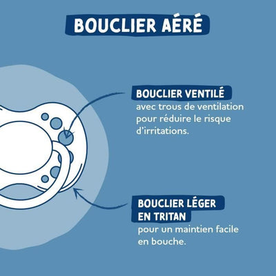 2 Ciucci anatomici - DODIE - A109 EDL - +18 mesi - Mathilde Cabanas Blu