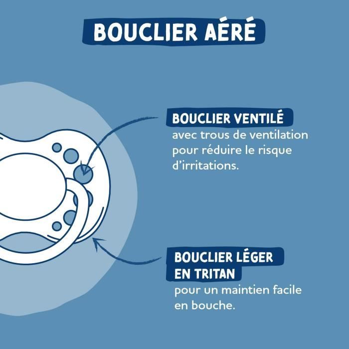 2 Ciucci anatomici - DODIE - A109 EDL - +18 mesi - Mathilde Cabanas Blu