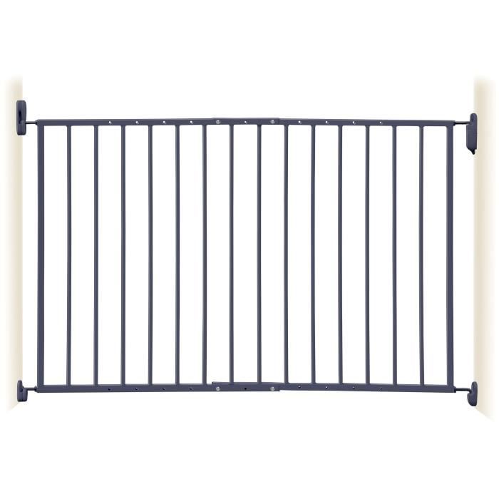 DREAMBABY Cancello di sicurezza ARIZONA EXTENDA - Da avvitare - L 68/112 cm - Grigio