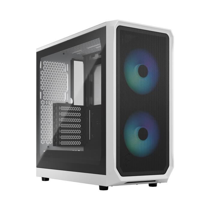 PC Fractal Design Focus 2 RGB White Tg Clear