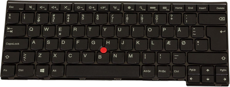 Danish layout keyboard for