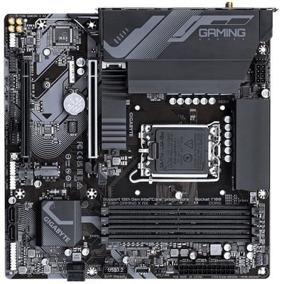 Scheda madre - GIGABYTE - B760M Gaming X AX - DDR5 fino a 7600 MHz - Wi-Fi 6E - LAN 2.5GbE