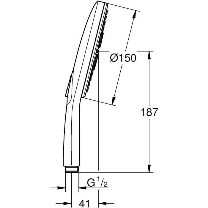Doccetta a 3 getti - GROHE