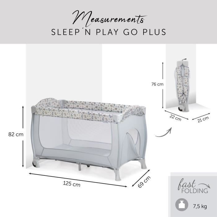 DISNEY Lettino da viaggio Sleep N Play Go Plus Exploring a Classic