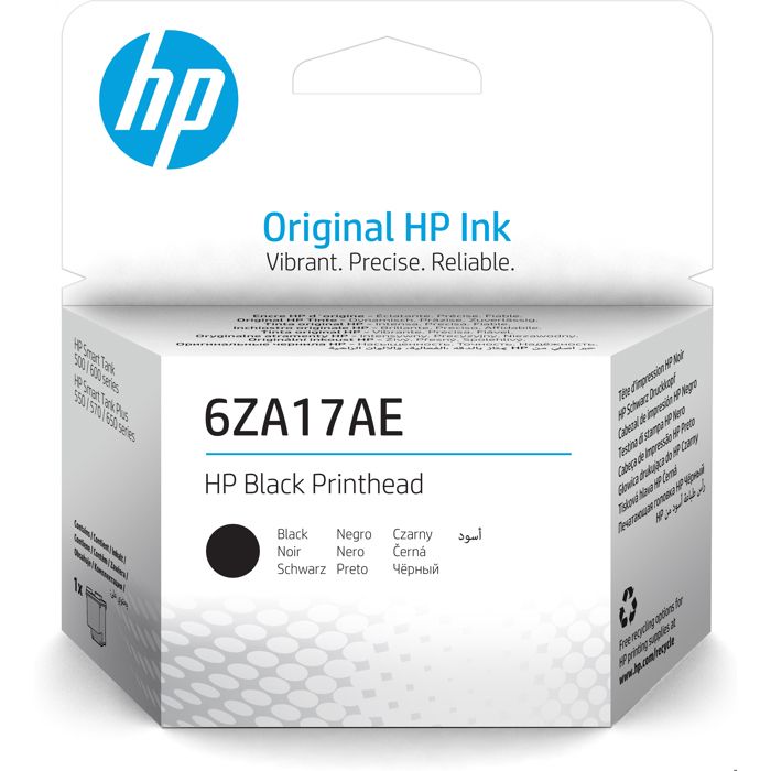 Testina di stampa - HP - 6ZA17AE - Nero - Compatibile con Smart Tank - Getto d&
