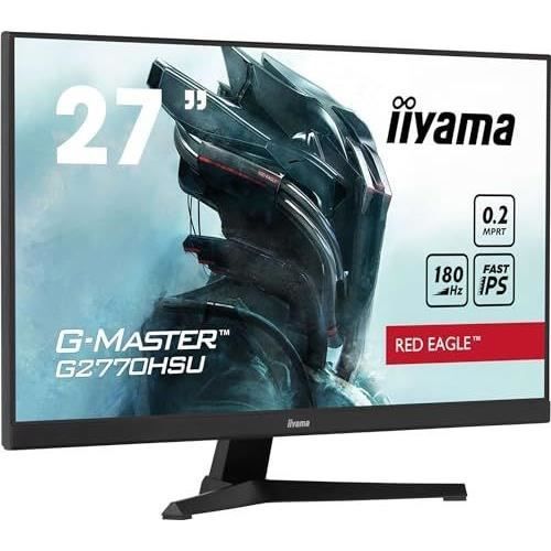 Schermo PC - IIYAMA - G2770HSU-B6 - 27 IPS FHD 1920 x 1080 - 0,2 ms - 180 Hz - HDMI DP - Nero