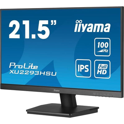 Monitor PC - IIYAMA - XU2293HSU-B7 - 21.5 FHD - IPS - 100Hz - 1ms - HDMI/DP - HUB USB - Altoparlanti - Nero