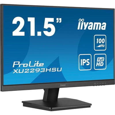 Monitor PC - IIYAMA - XU2293HSU-B7 - 21.5 FHD - IPS - 100Hz - 1ms - HDMI/DP - HUB USB - Altoparlanti - Nero