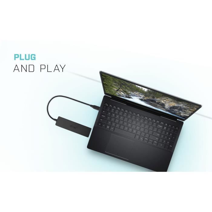 HUB USB-C I-TEC con 4 Porte USB 3.0 con Cavo Integrato 20cm