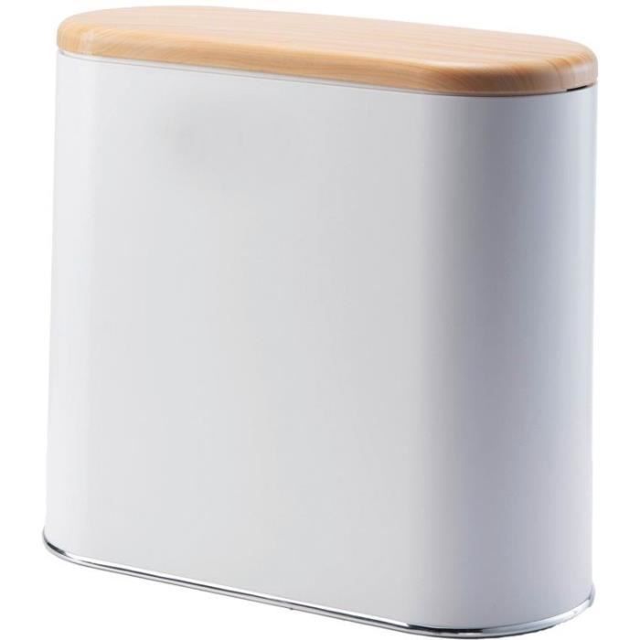 Pattumiera da bagno a spinta stretta - ALDO - KITCHEN MOVE - 10 L - Legno