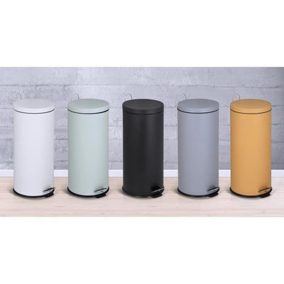 CUCINA MOVE Pattumiera da cucina a pedali URBAN 30L - Grigio acciaio