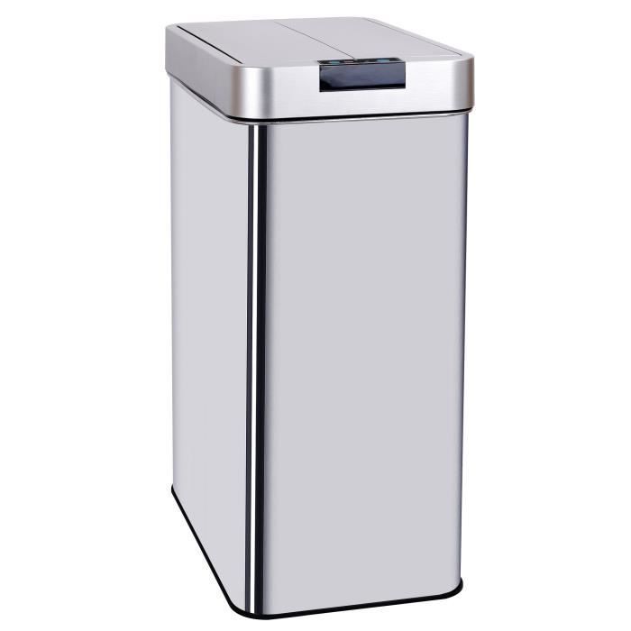 CUCINA MOVE Pattumiera automatica SILVERLAKE - 70L - Acciaio inox con reggette