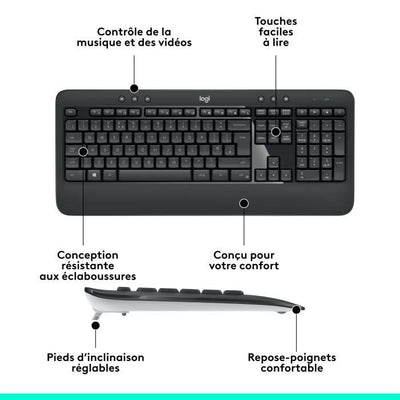 Pack mouse tastiera LOGITECH MK540