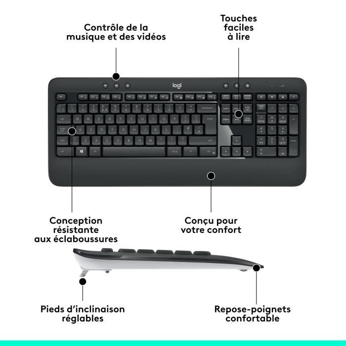 Pack mouse tastiera LOGITECH MK540