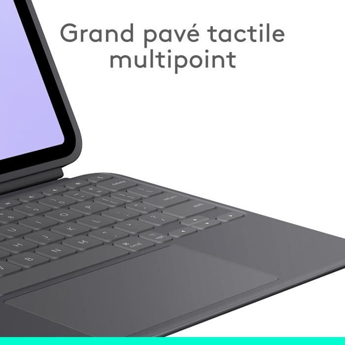 Custodia per iPad Pro 11 - Logitech - Combo Touch - Grafite