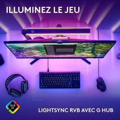 Tastiera da gioco - cablata - Logitech G - G515 TKL - Meccanica - RGB - AZERTY - Nera