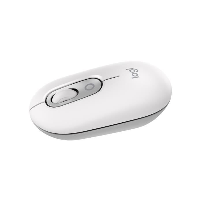 Mouse - Wireless - Logitech - Pop Mouse - Bianco sporco