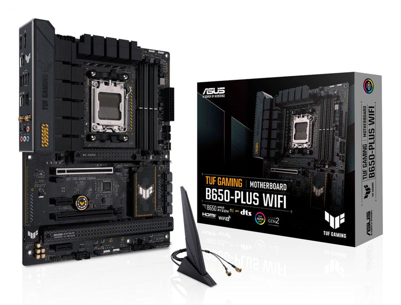 MB Asus AM5 TUF GAMING B650-PLUS WIFI- PCIe5- 2xPCIe4 M.2- 4xDDR5- DP- HDMI- SATA6- USB3.2 Gen2 & Gen1- ATX