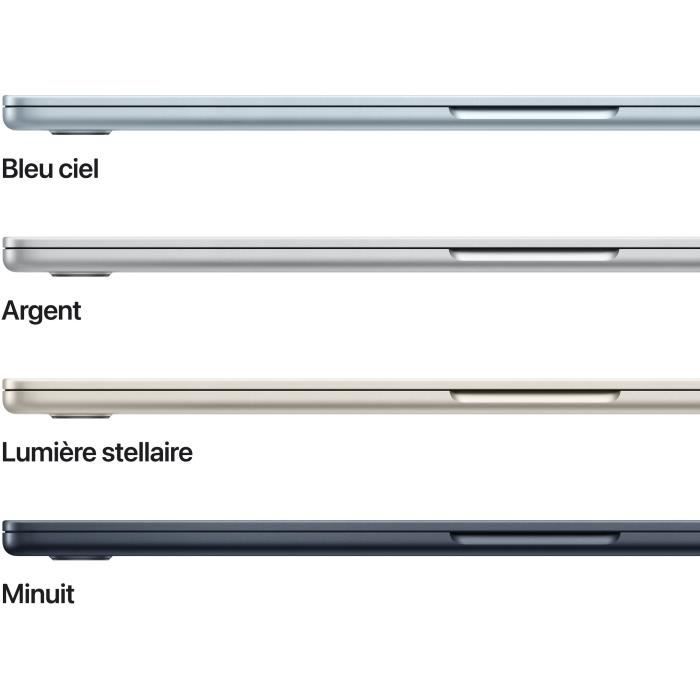 Apple - 15.3 MacBook Air M4 (2025) - 24 GB di RAM - 512 GB di spazio di archiviazione - CPU a 10 core - GPU a 10 core - Starlight