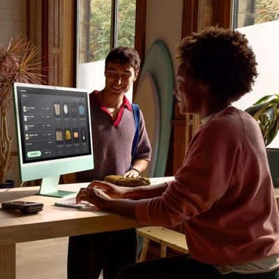 Apple iMac 24 schermo retina 4,5K SSD da 512 GB 24 GB RAM Chip M4 CPU a 10 core GPU a 10 core Argento (2024)