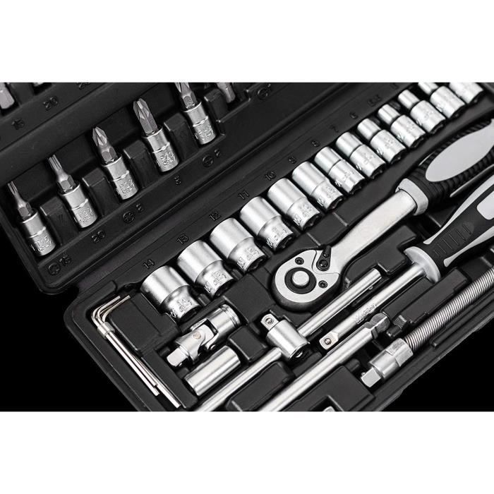 CONNEX Scatola chiavi + prese 52 pezzi