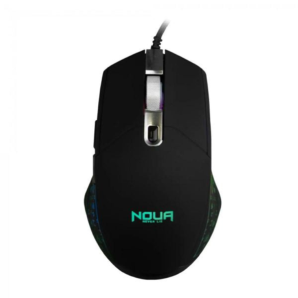 *MOUSE NOUA GAMING NEONR RAINBOW 6 TASTI 4800DPI REGOLABILI