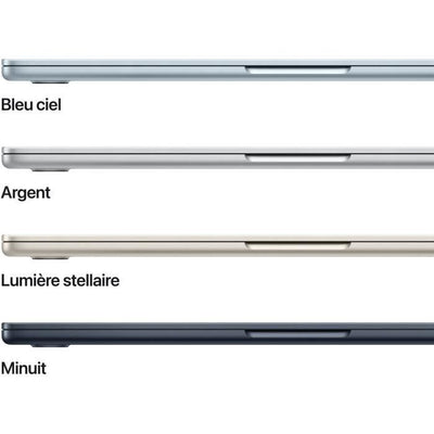 Apple - 13.6 MacBook Air M4 (2025) - 16 GB di RAM - 256 GB di spazio di archiviazione - CPU a 10 core - GPU a 8 core - Argento
