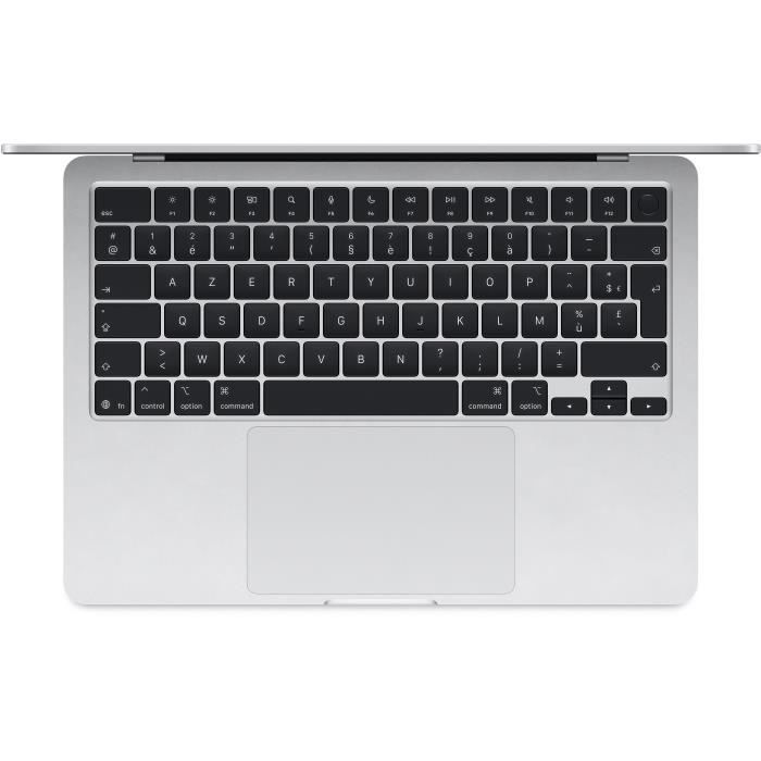 Apple - 13.6 MacBook Air M4 (2025) - 16 GB di RAM - 256 GB di spazio di archiviazione - CPU a 10 core - GPU a 8 core - Argento