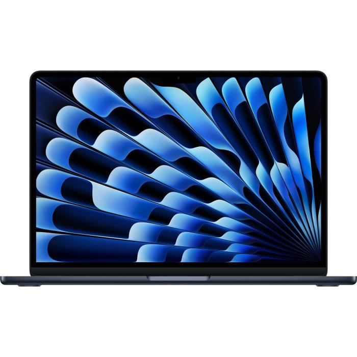 Apple - MacBook Air M4 (2025) da 13,6 pollici - 16 GB di RAM - 256 GB di spazio di archiviazione - CPU a 10 core - GPU a 8 core - Mezzanotte