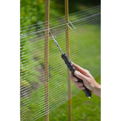 NATURA Lotto di 200 fascette con fibbia in acciaio zincato per macchina ritorcitura filo - (L16 cm x 1 mm)