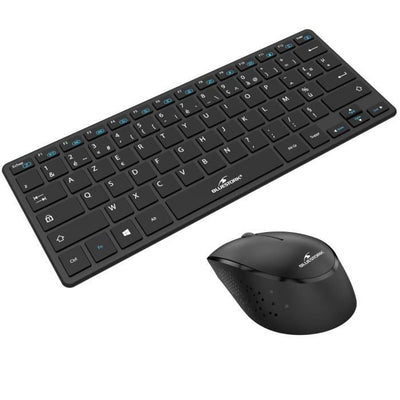 Tastiera wireless e pacchetto mouse - BlueStork - No./fr - Ultra Compact - Black Pack