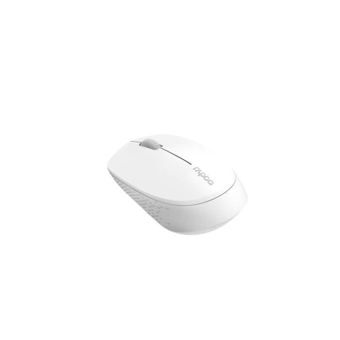 Mouse wireless - RAPOO - M100 Silent - Bianco - Silenzioso - Multimodale - 1000 dpi