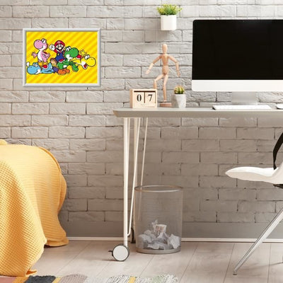 CreArt Kids 18x24cm Super Mario, Kit di pittura con i numeri, Numero d'arte, Età 7+, 25529, Ravensburger