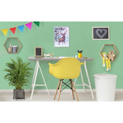 CreArt Kids 18x24cm Romantic Deer, Kit di pittura con i numeri, Numero d'arte, Età 9+, 25831, Ravensburger