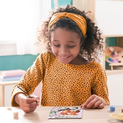 CreArt Kids 18x24 cm Scoiattolo in primavera, Kit da dipingere con i numeri, dai 9 anni in su, 25837, Ravensburger