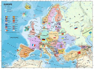 200 pezzi Mappa dell'Europa