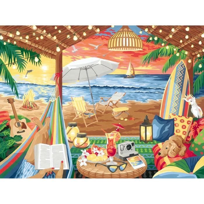 CreArt 30x40 cm - Cozy Cabana - Serie B Numero arte - 00020276 - Dai 12 anni