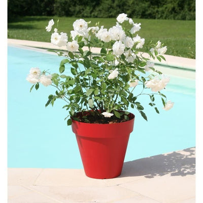 Vaso per fiori RIVIERA Soleilla - Rotondo -  60 x 53,6 cm - Rosso